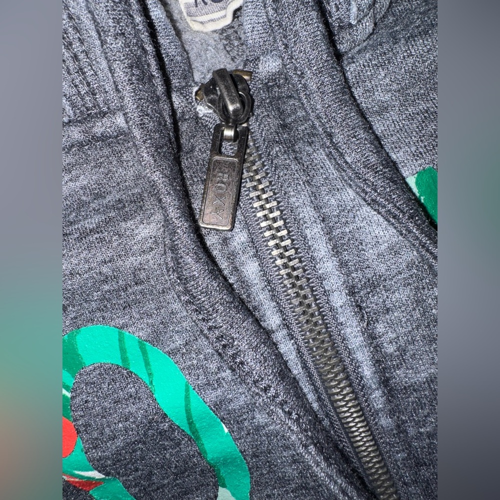 NWOT Roxy Hooded Zip Up Jacket - Picture 4 of 6